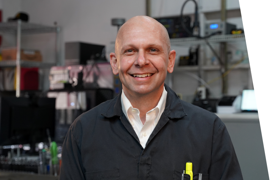 photo of an auto repair shop owner