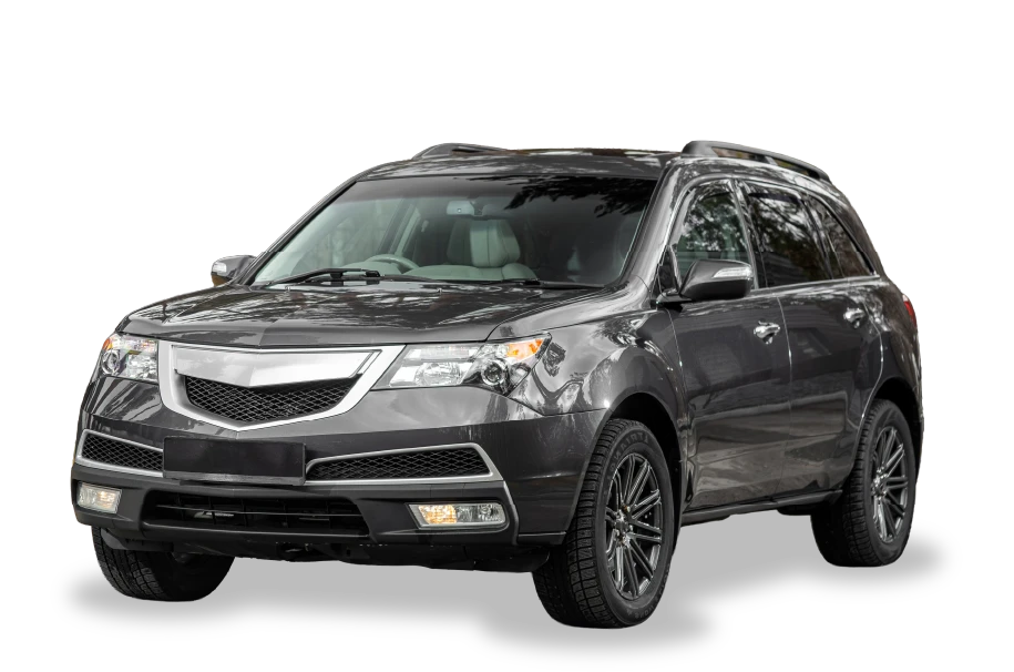 photo of a car before Honda repair